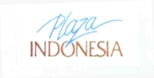 Trademark PLAZA INDONESIA
