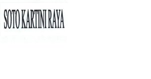 Trademark SOTO KARTINI RAYA