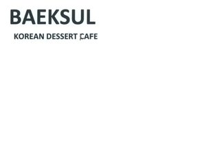 Trademark BAEKSUL KOREAN DESSERT CAFE