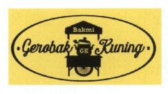 Trademark BAKMI GEROBAK KUNING & LOGO GK
