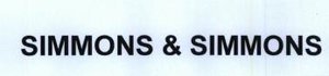 Trademark SIMMONS & SIMMONS