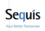 Trademark SEQUIS dan Lukisan. YOUR BETTER TOMORROW