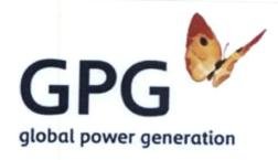 Trademark GPG GLOBAL POWER GENERATION + LOGO