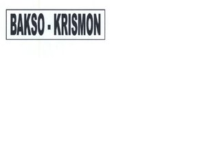 Trademark BAKSO-KRISMON