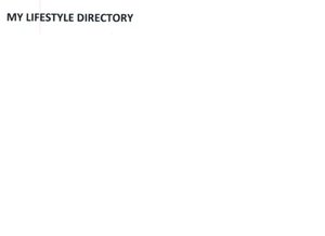 Trademark MYLIFESTYLE DIRECTORY