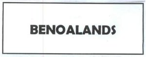 Trademark BENOALANDS