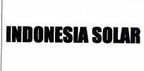 Trademark INDONESIA SOLAR