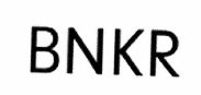 Trademark BNKR