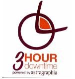 Trademark 3 HOUR DOWTIME POWERED BY ASTRAGRAPHIA + LOGO