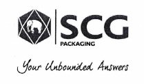 Trademark SCG Packaging - Your Unbounded Answers & Elephant Device in Hexagon