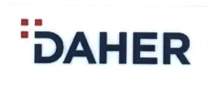 Trademark DAHER & logo