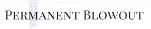Trademark PERMANENT BLOWOUT