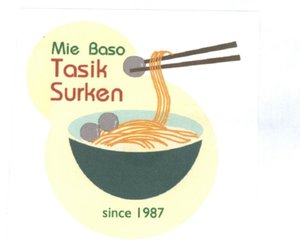 Trademark MIE BASO TASIK SURKEN + Logo