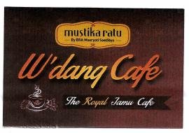 Trademark W'dang Cafe, The Royal Jamu Cafe