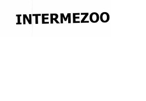 Trademark INTERMEZOO