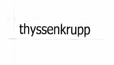 Trademark THYSSENKRUPP
