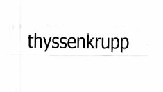 Trademark THYSSENKRUPP