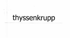 Trademark THYSSENKRUPP