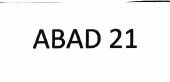 Trademark ABAD 21