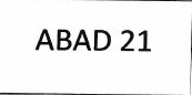 Trademark ABAD 21