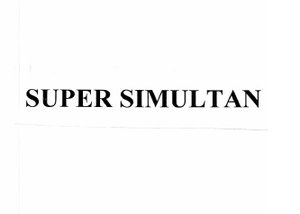 Trademark SUPER SIMULTAN