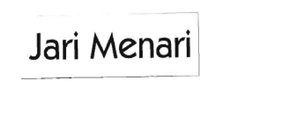 Trademark JARI MENARI