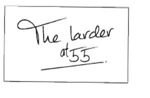 Trademark THE LARDER AT 55