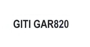 Trademark GITI GAR820