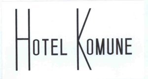 Trademark HOTEL KOMUNE