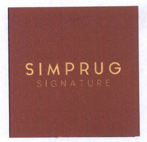 Trademark SIMPRUG SIGNATURE