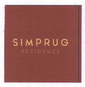 Trademark SIMPRUG RESIDENCE