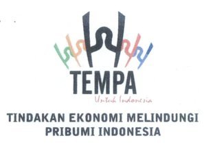 Trademark TEMPA Untuk Indonesia TINDAKAN EKONOMI MELINDUNGI PRIBUMI INDONESIA +LOGO