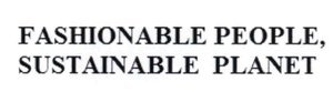 Trademark Fashionable People Sustainable Planet