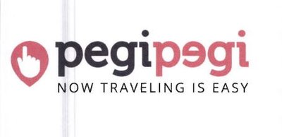 Trademark PEGIPEGI NOW TRAVELING IS EASY + LOGO