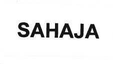 Trademark SAHAJA