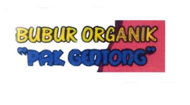 Trademark BUBUR ORGANIK PAK GENTONG