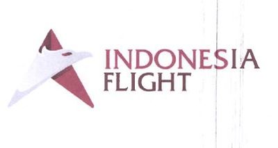 Trademark INDONESIA FLIGHT + LOGO