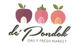 Trademark DE' PONDOK DAILY FRESH MARKET + LUKISAN