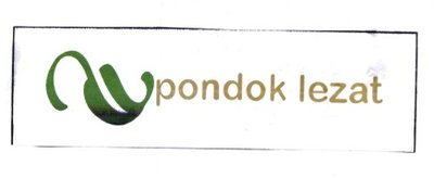 Trademark PONDOK LEZAT + LOGO