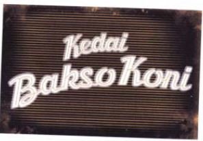 Trademark KEDAI BAKSO KONI