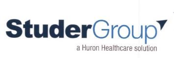 Trademark STUDER GROUP A HURON HEALTHCARE SOLUTION