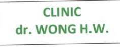 Trademark CLINIC dr.WONG H.W