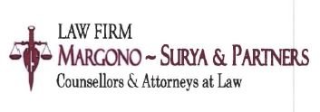 Trademark LAW FIRM MARGONO~SURYA & PARTNERS COUNSELLORS & ATTORNEYS AT LAW + LOGO