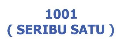 Trademark 1001 ( SERIBU SATU )