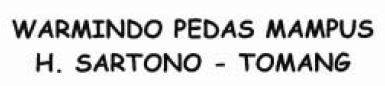 Trademark WARMINDO PEDAS MAMPUS H. SARTONO - TOMANG