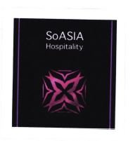 Trademark SOASIA HOSPITALITY + LOGO