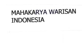 Trademark MAHAKARYA WARISAN INDONESIA