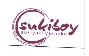 Trademark SUKIBOY SUKIYAKI YAKINIKU + LOGO