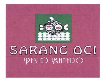 Trademark SARANG OCI RESTO MANADO + LOGO