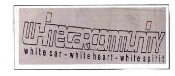 Trademark WHITECARCOMMUNITY WHITE CAR WHITE HEART + WHITE SPIRIT